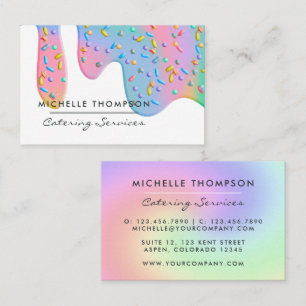 Food Catering Services Business Card