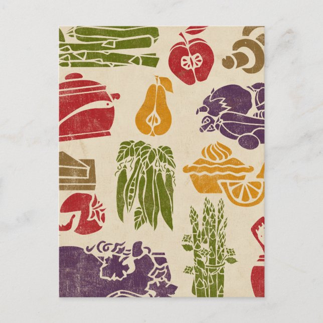 Food Celebration Recipe Postcard (Front)