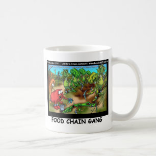 Food Chain Gang Funny Gifts Tees Cards Etc Coffee Mug