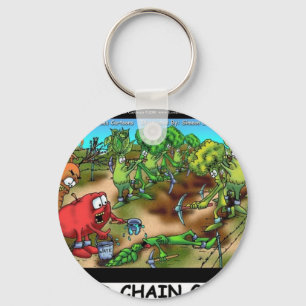 Food Chain Gang Funny Gifts Tees & Collectibles Key Ring