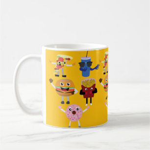 Food Characters Coffee Mug