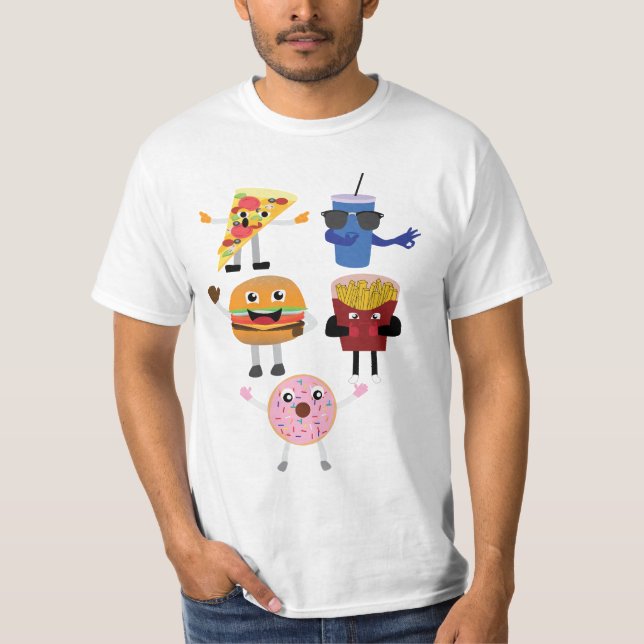 Food Characters T-Shirt (Front)