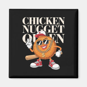 Food Chicken Nugget Queen Magnet