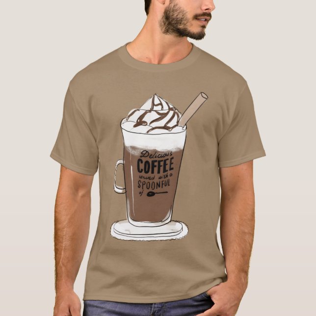 Food coffee Design gift T-Shirt (Front)