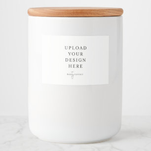 Food Container Label 3" x 2" (set of 10)