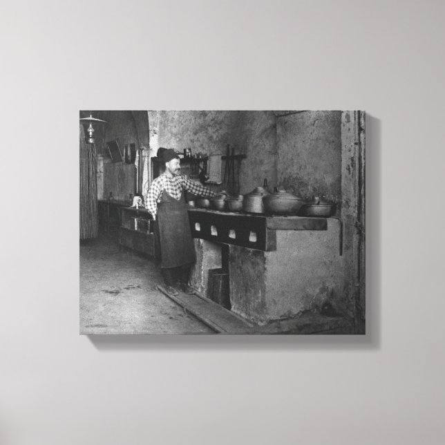 Food Cooked in Turkish Restaurant Photograph Canvas Print (Front)