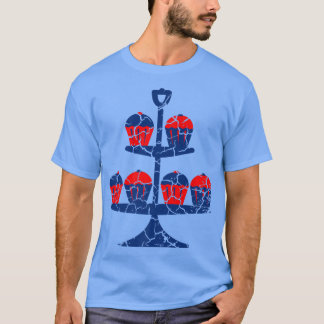 Food Cooking Foodie Cupcakes Distressed T-Shirt