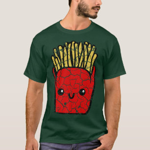 food cooking foodie french fries distressed 302  T-Shirt