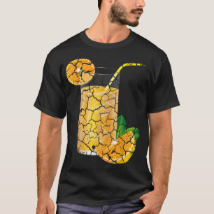 Food Cooking Foodie Orange Juice Distressed T-Shirt