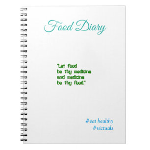 Food Diary (Let food..) Notebook