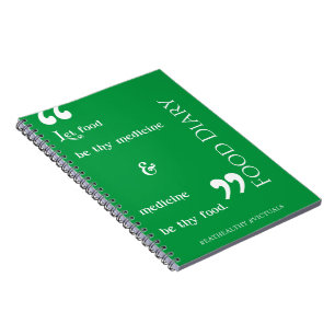 Food Diary (#Victuals) Notebook