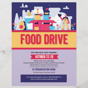 Food Drive Flyer Template