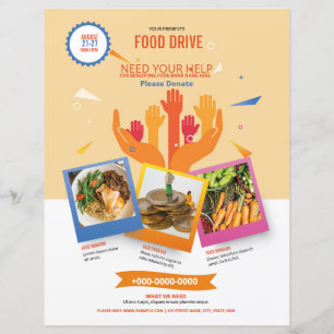 Food Drive Flyer Template 