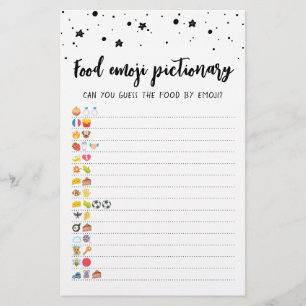 Food Emoji Pictionary game Quiz with Answers
