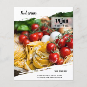 Food event flyer