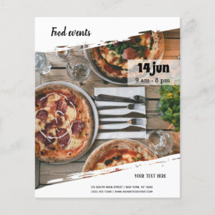 Food event flyer