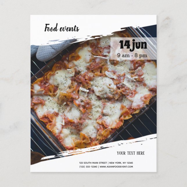 Food event flyer (Front)