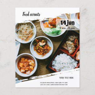 Food event flyer