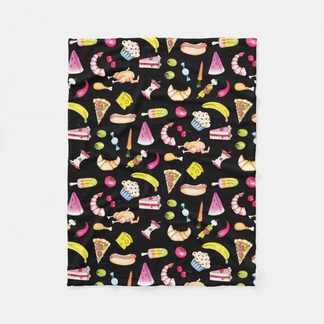 Food Fleece Blanket (Front)