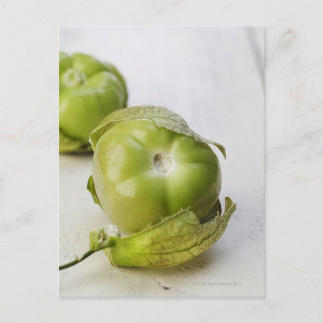 Food, Food And Drink, Tomatillo, Fruit, Mexican Postcard (Front)