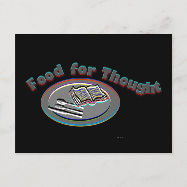 Food For Thought - Postcard (Front)
