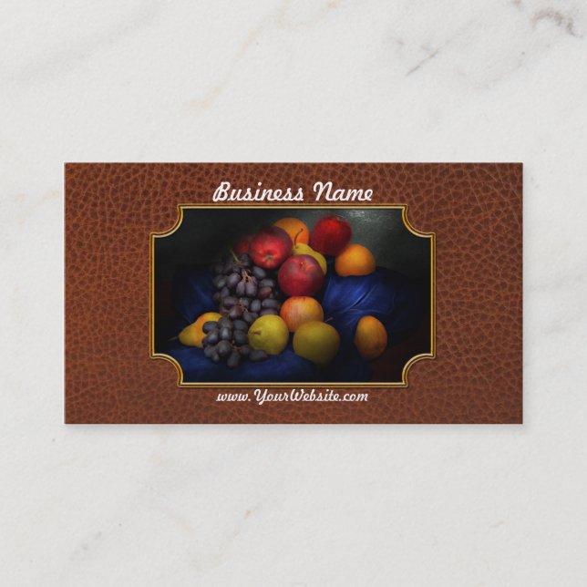 Food - Fruit - Fruit still life Business Card (Front)