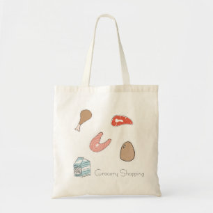 Food Grocery Shopping tote bag