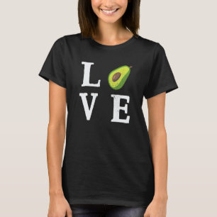 Food Guacamole Foodie Love Avocado Vegan T-Shirt