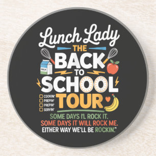 Food Humour Back to School Coaster
