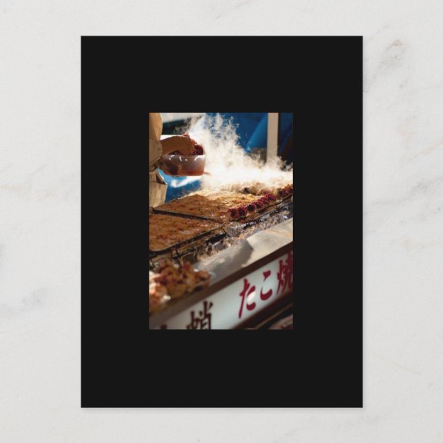 Food in Japan Postcard (Front)