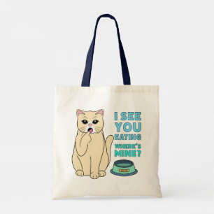 Food Inspector Cat Tote Bag