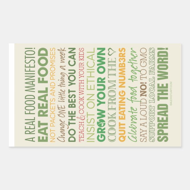 Food Inspiration Stickers (Front)