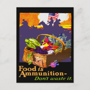 Food is Ammo Postcard