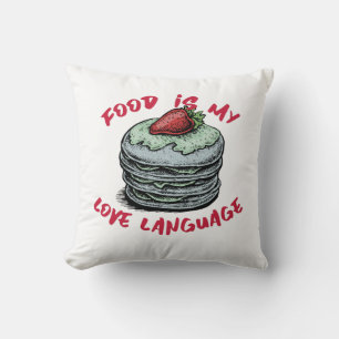Food Is My Love Language Cushion