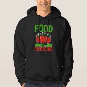 Food Is My Medicine Nutritionist Healthy Eating He Hoodie