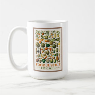 Food Justice! Vintage Art Coffee Mug