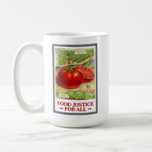Food Justice - Vintage Tomatoes & Garden Coffee Mug