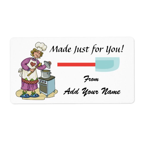 Food / Kitchen Label - SRF Shipping Label