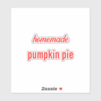 Food Label Canning Jar Homemade Pumpkin Pie