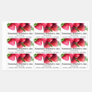 Food Labels - Cluster of Strawberries