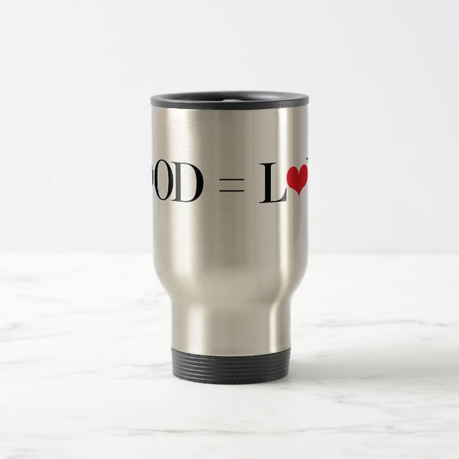Food = Love Travel Mug (Center)