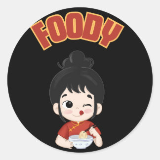 Food Lover 2024 Classic Round Sticker
