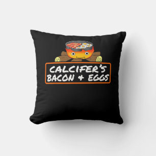 Food Lover Pun Bacon Egg Cook Dish Calcifers Gift Cushion