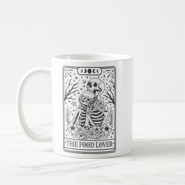 Food Lover Tarot Theme Coffee Mug (Left)