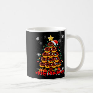 Food Lover Xmas Matching Santa Donuts Christmas Tr Coffee Mug