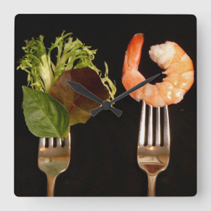 Food Lovers Kitchen Wall Clock