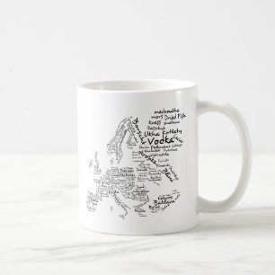 Food Map of Europe Coffee Mug