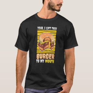 Food Meat Patties Delicious Yummy Cheesy Burger T-Shirt
