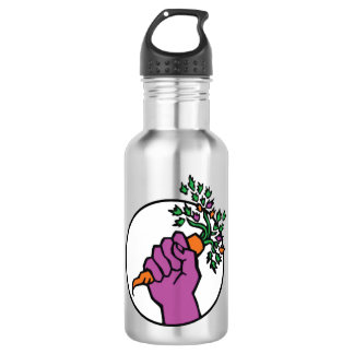 Food Not Bombs logo 532 Ml Water Bottle