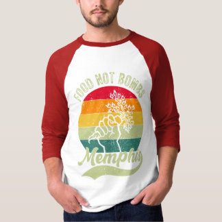 Food Not Bombs Memphis Baseball Tee
